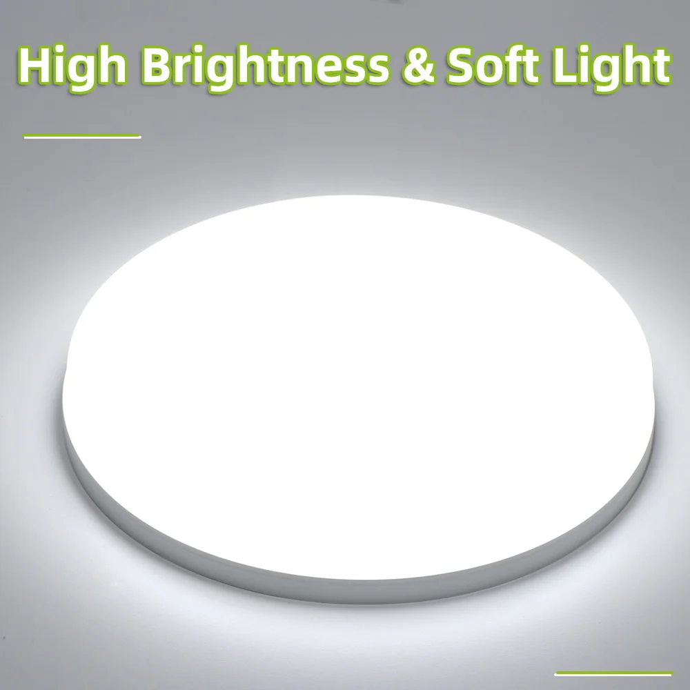 Modern LED Ceiling Light Waterproof Dustproof Three Proof Light Ultra Thin Panel lamp Indoor for Bedroom Bathroom Ceiling Light