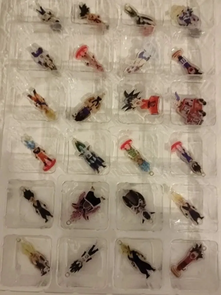 2D 아크릴 드래곤볼 40주년 기념 어드벤트 캘린더 애니메이션 피규어 크리스마스 트리 장식 크리스마스 카운트다운 2D 아크릴