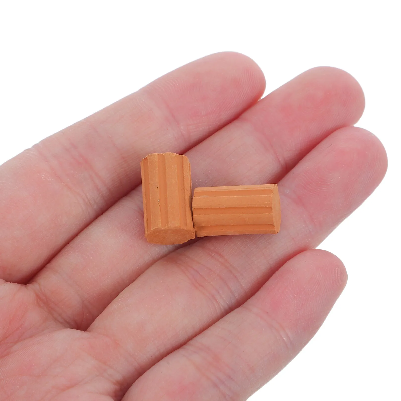 

100Pcs Mini Roman Columns 1:16 Scale High Precision Brick Interface Miniature Roman Pillar Statues for Architecture Models Fairy