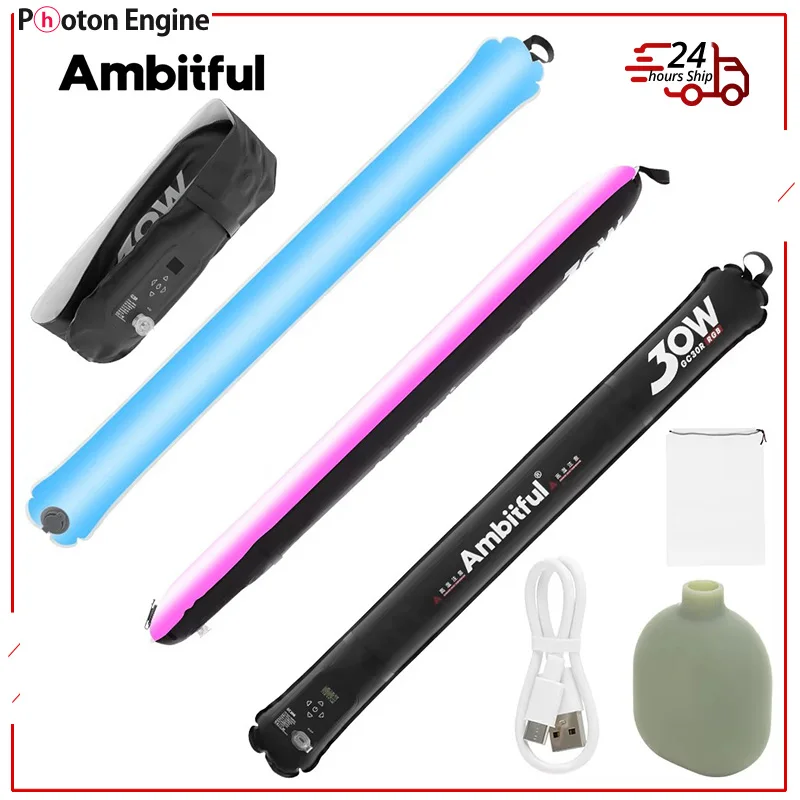 Ambitful GC30R 30W RGB Photography Lighting Air Light 2000K-10000K Portable LED Flexible Inflatable Light