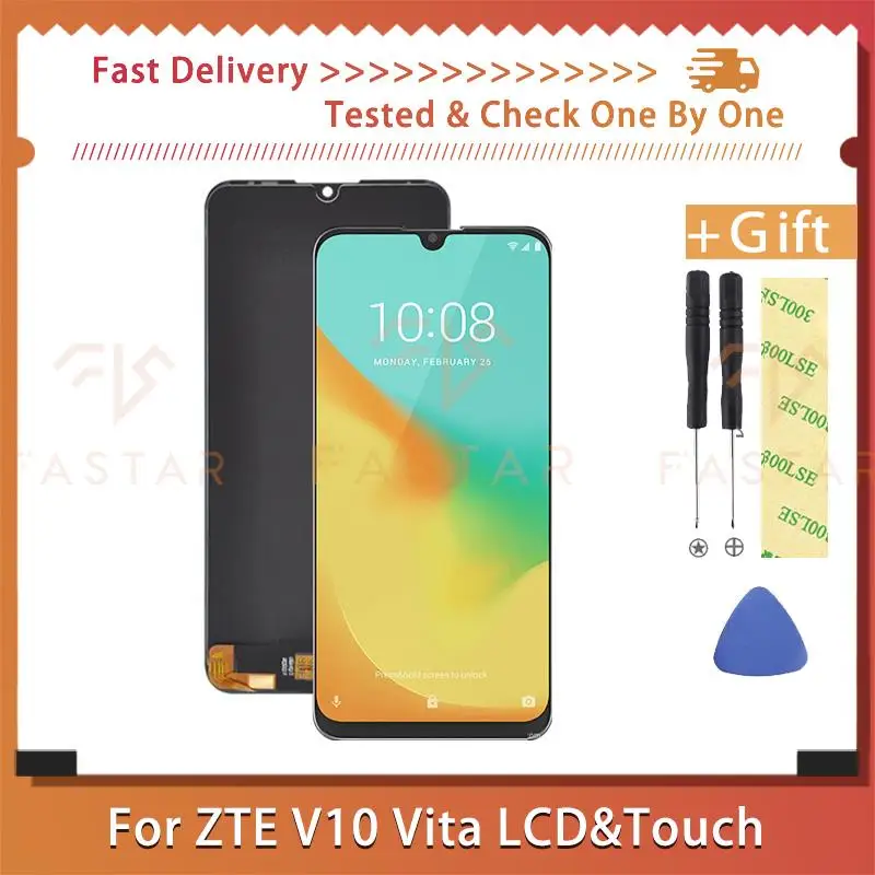 

6.26"Tested For ZTE Blade V10 Vita LCD Display Touch Digitizer Assembly Replacement mobile phone Screen zte V10Vita lcd