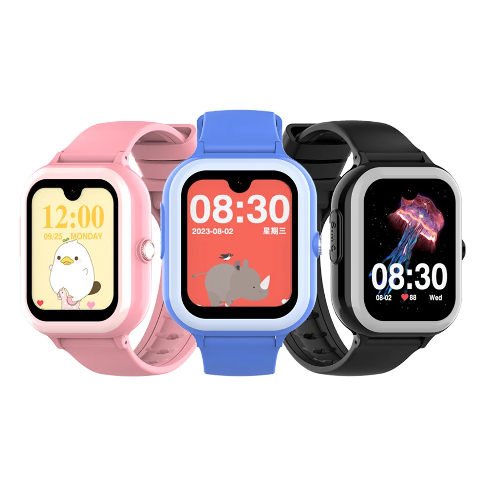 

4G AMOLED Children's Global Positioning System Watch M01SoS Call Video Call 200W Camera IP67 Waterproof Large Capacity Battery