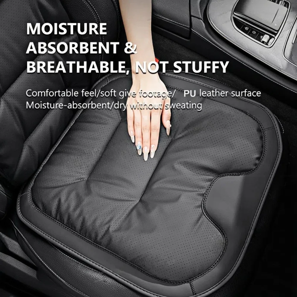 GISAEV وسادة مقعد السيارة مجموعة التبريد تنفس عدم الانزلاق العالمي صالح ل سيدان SUV MPV السيارات الجبهة الخلفية غطاء مقعد وسادة ملحق