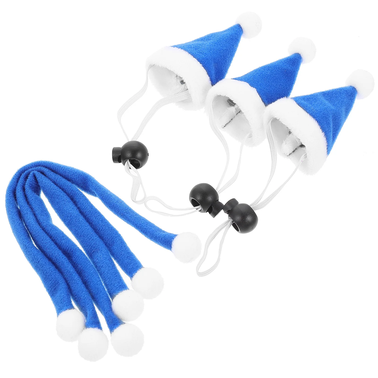 

6Pcs Xmas Pet Hat Scarf Set Dog Cat Costume Decorations Festive Party Supplies Charming Adorable Design Xmas Pet Hat and Scarf