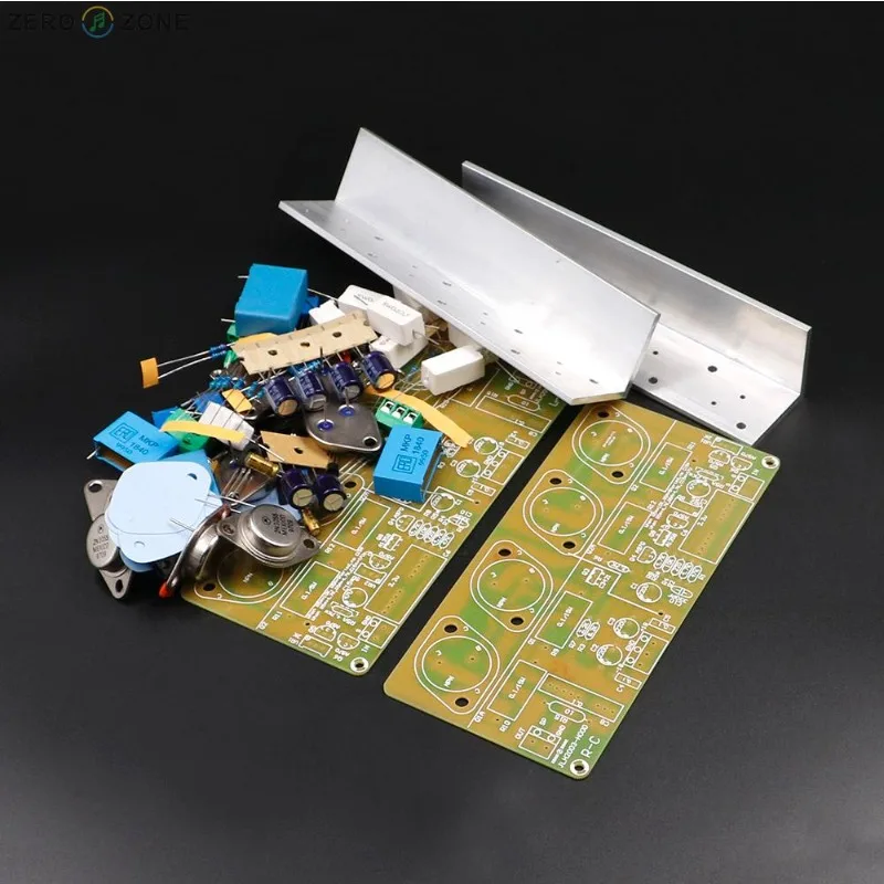 Zero-HOOD-JLH2003 Gold Sealed Tube Post-Stage Power Amplifier Kit (Dual Channel Price)