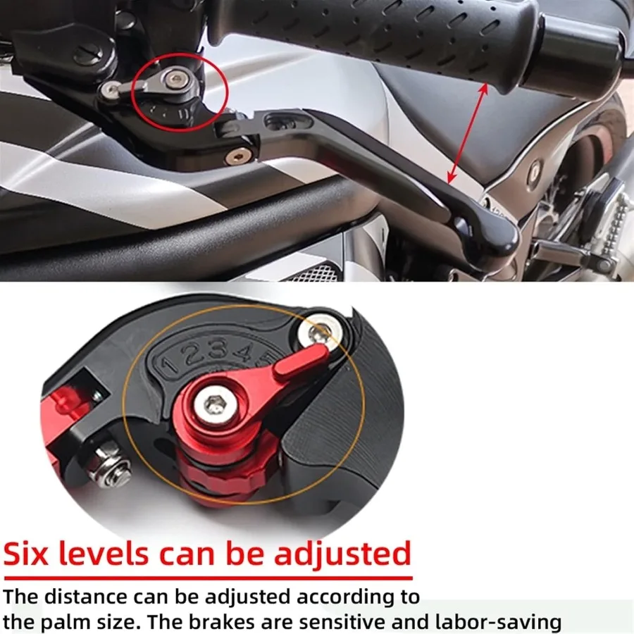 قابل للتعديل للطي للتمديد CNC دواسة فرامل عتلات المقود اليد القبضات لياماها YFZ350 Banshee 2002-2008 دراجة نارية مع