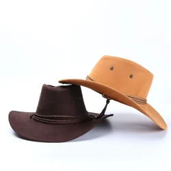 Legal ocidental cowboy chapéus homens viseira de sol boné feminino viagem desempenho ocidental chapéus chapeu cowboy verão