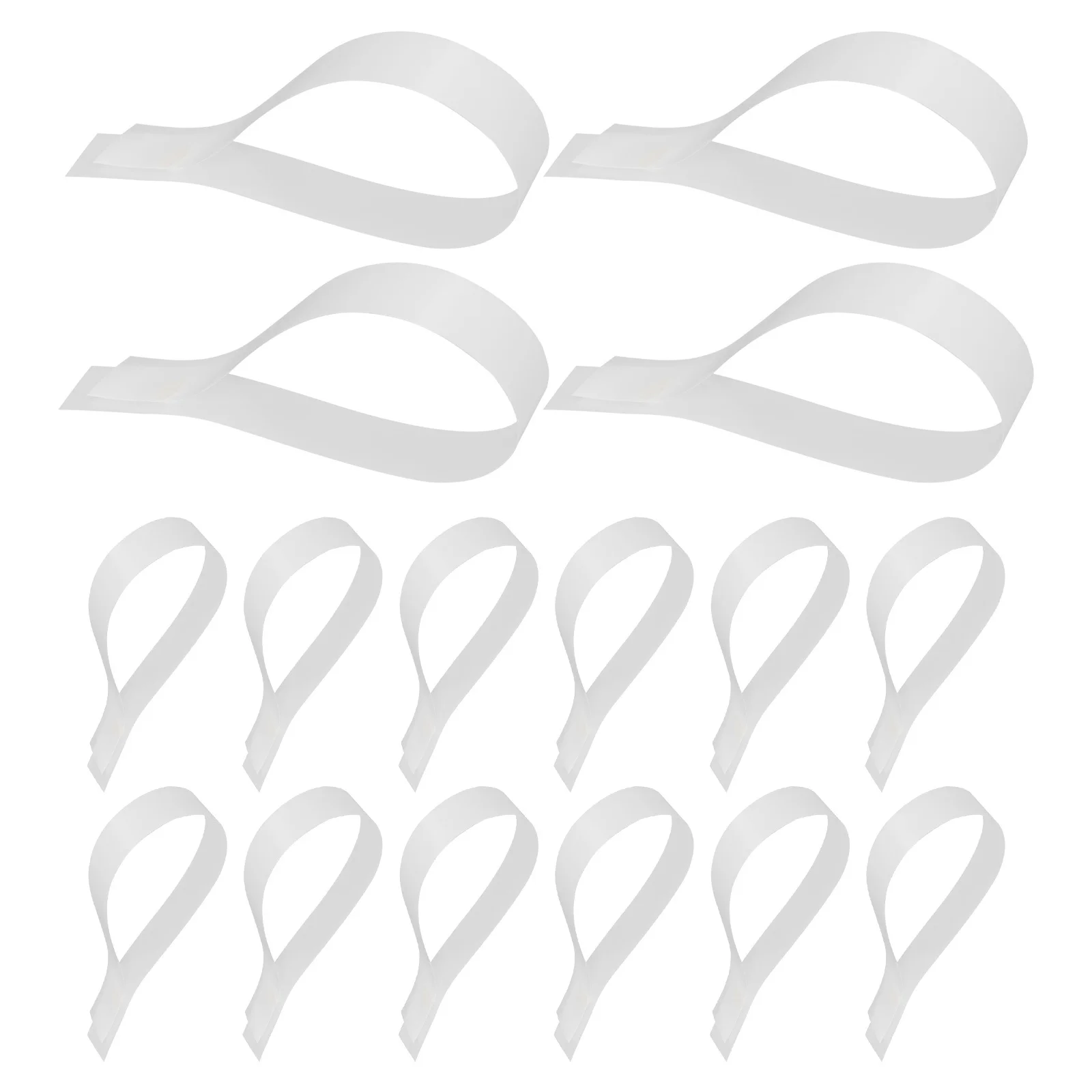 Cinghie di fissaggio per filo per rullante da 20 pezzi Materiale per animali domestici resistente Affidabilità superiore per la manutenzione del set di batteria Accessorio essenziale