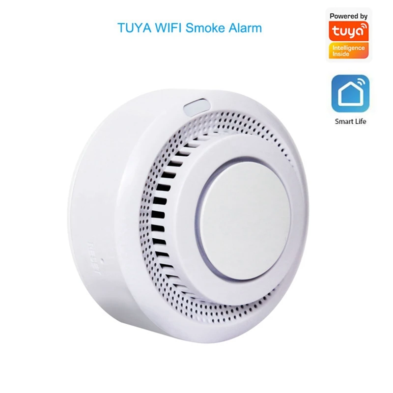 Zigbee Version Graffiti Smoke Sensor Intelligent Smoke Detector Tuya Multi-Function Portable Smoke Alarms Easy To Use