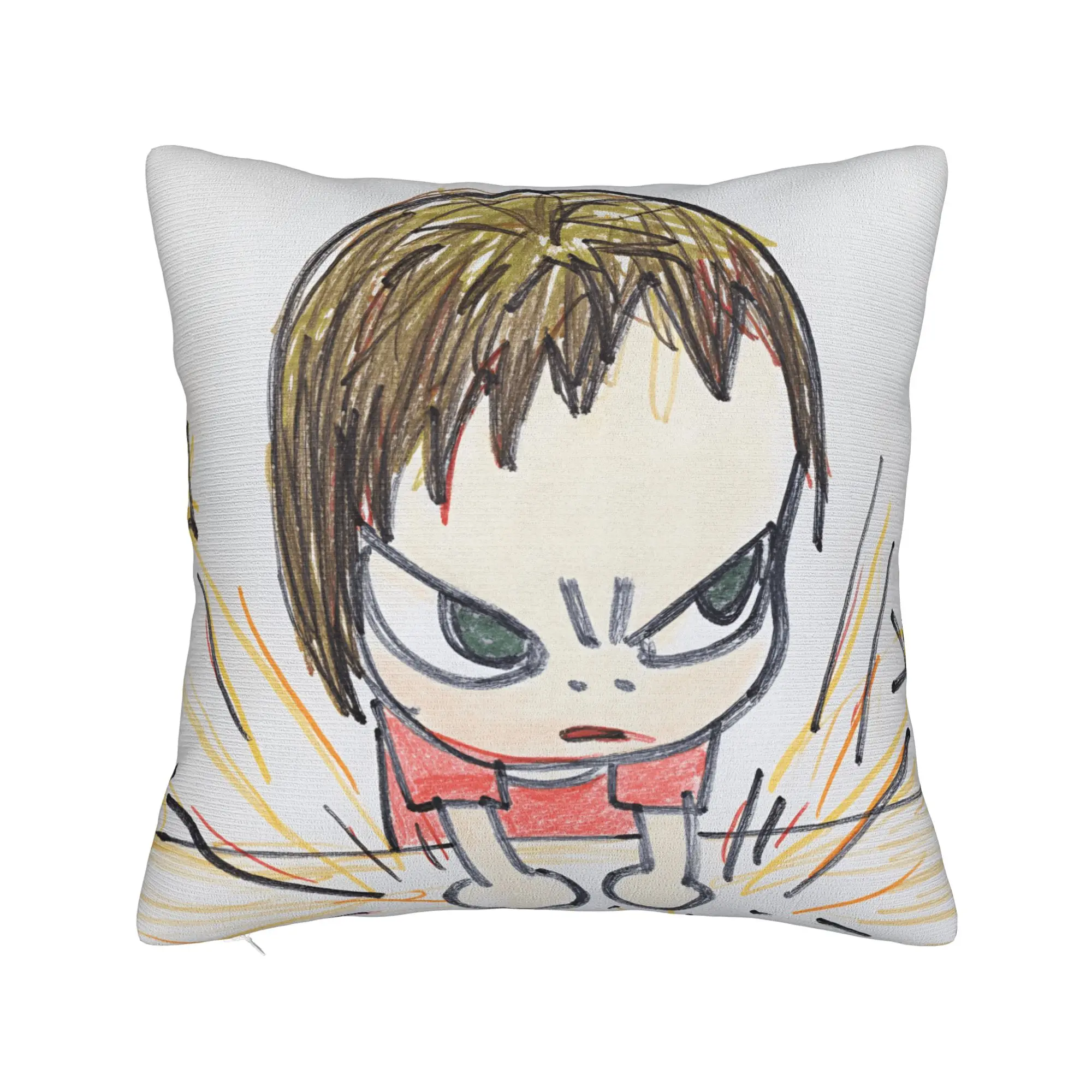 Y-Yoshitomo Nara Pillow Cover  Novelty Pillow Case For Living Room Chair Print Cushion Cover Gift