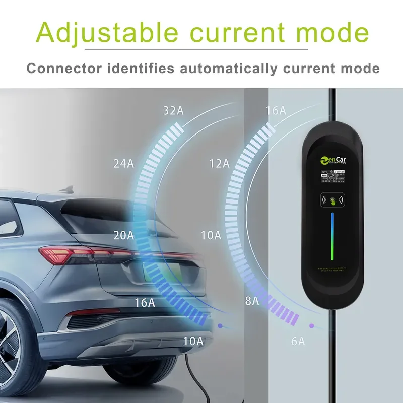16A Portable EV Charger 3.6kW Single Phase AC Charging Station for Home GB/T Standard Mobile Electric Vehicle Cable
