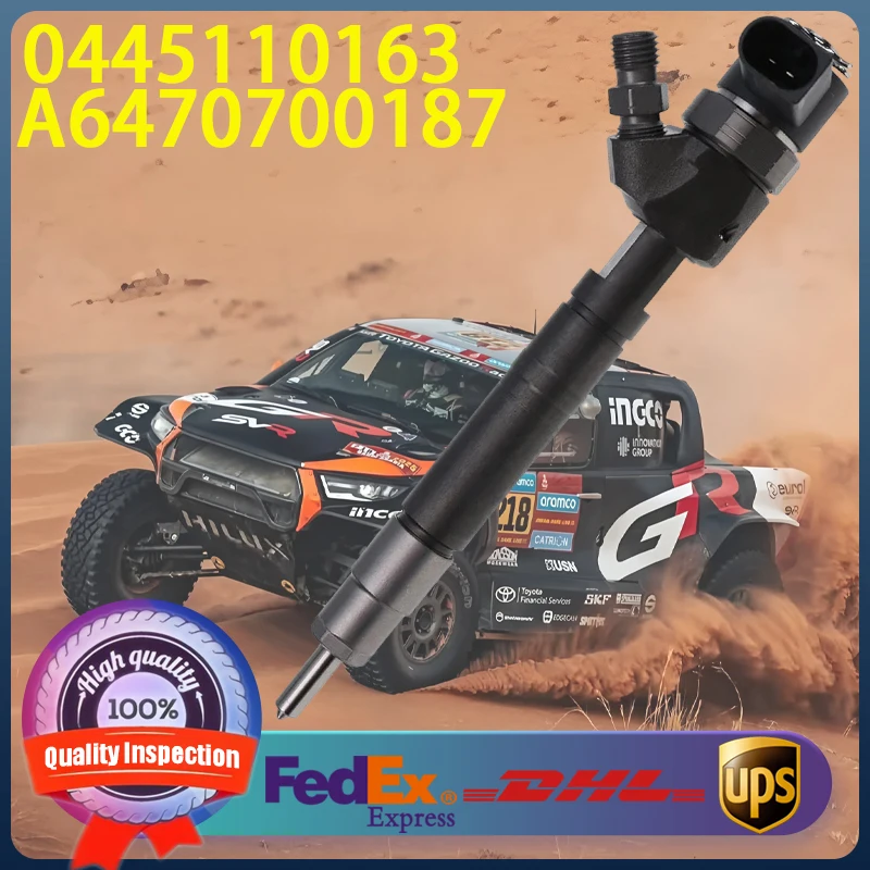 

0445110163 A6470700187 Common Rail Injector For Mercedes-Benz Sprinter 316 416 CDI Dodge Sprinter 3500 2.7 Engine