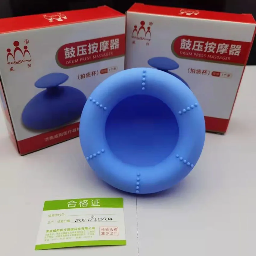 Phlegm Cup for Elderly People Silicone Buckle for Home Use Drum Pressure Massager for Children and Infants Burping Device