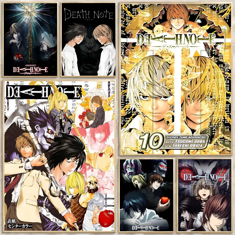Anime Death Note Poster Print Wall Art Pictures Canvas Painting Living Room Bedroom Home Decor