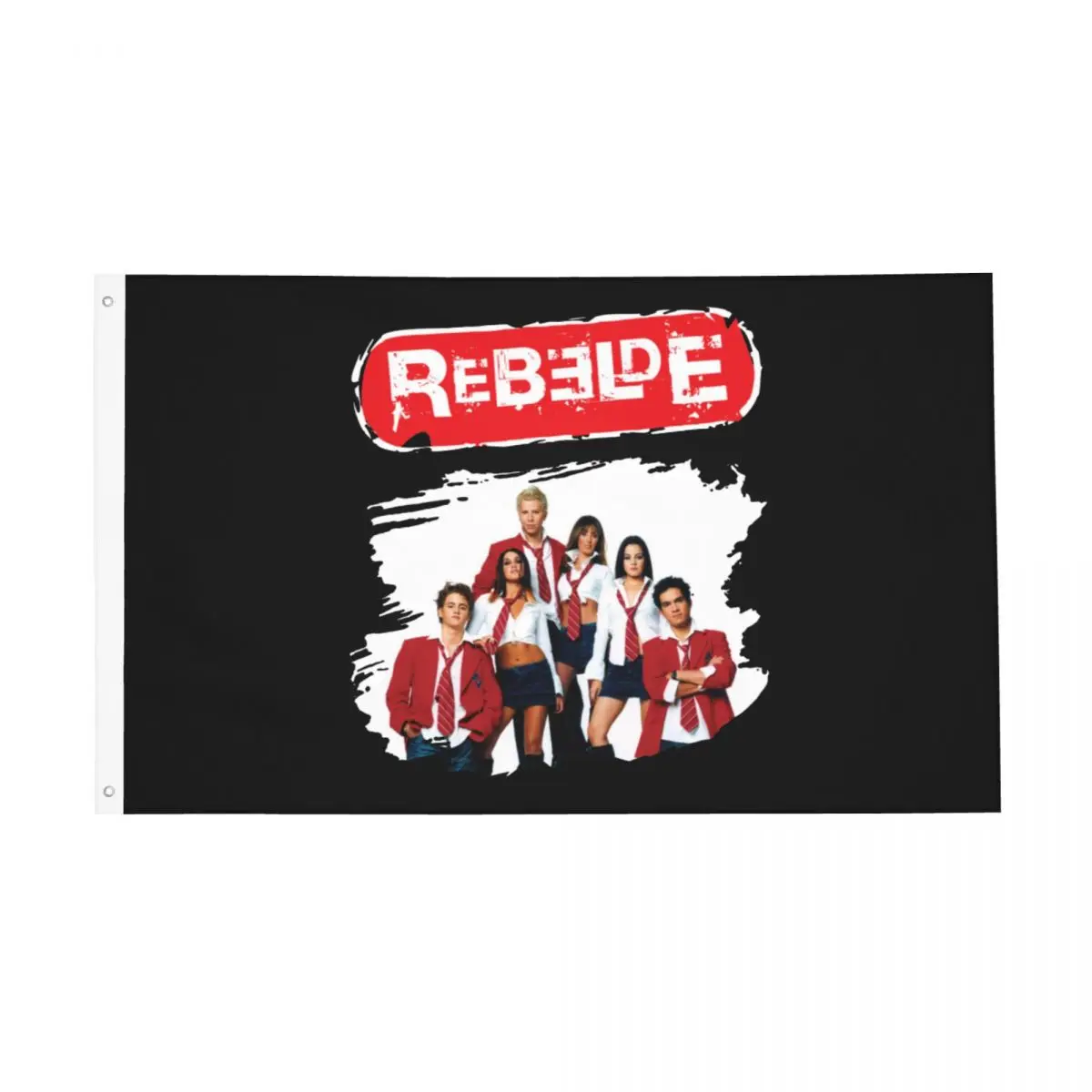 Rebelde Rbd Mexican Flag Indoor Outdoor Banner All Weather Decoration Fade Proof 2x3 3x5 4x6 5x8 FT Flags