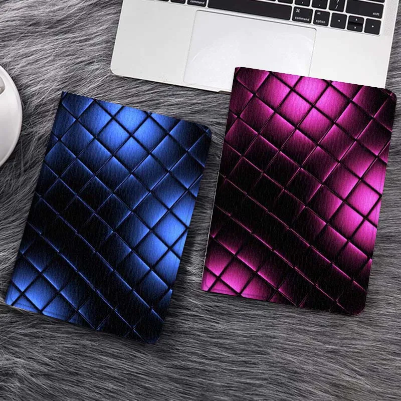 

Cool Blue Square Tile Gift For Huawei MediaPad T5 T10s M6 M5Lite SE Honor Tab 5 6 7 V7 V8 X8a X9a Pro Soft Tablet Case