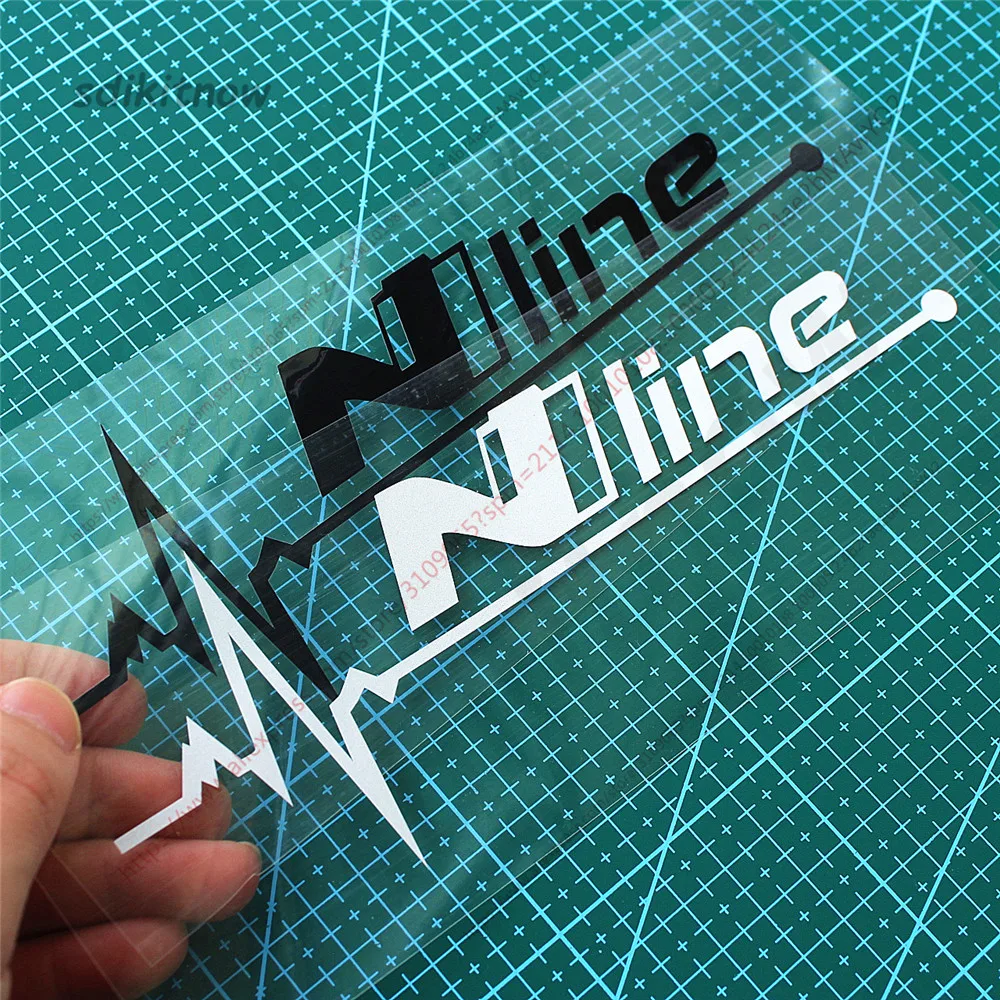 NLINE N-line N line Car Sports Sticker Styling Door Window Decal Accessories For Hyundai Creta Azera Eon Kauai i10 i20 i30 i40