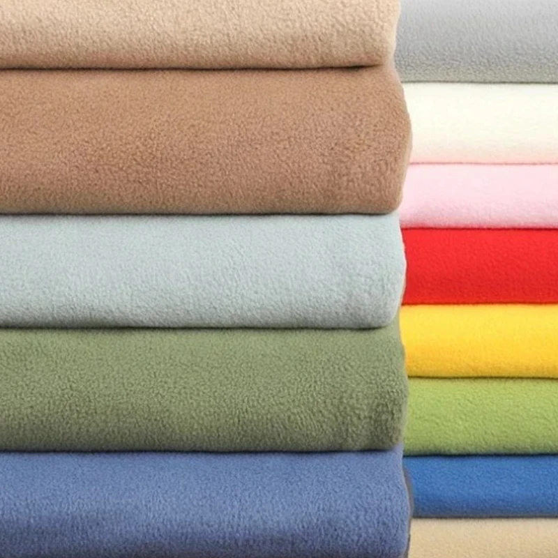 160cm Width Polar Fleece Fabric Thickening Warm Plush Coral Fleece Short Plush Lining Coat Handmade DIY Clothing Sewing Fabric