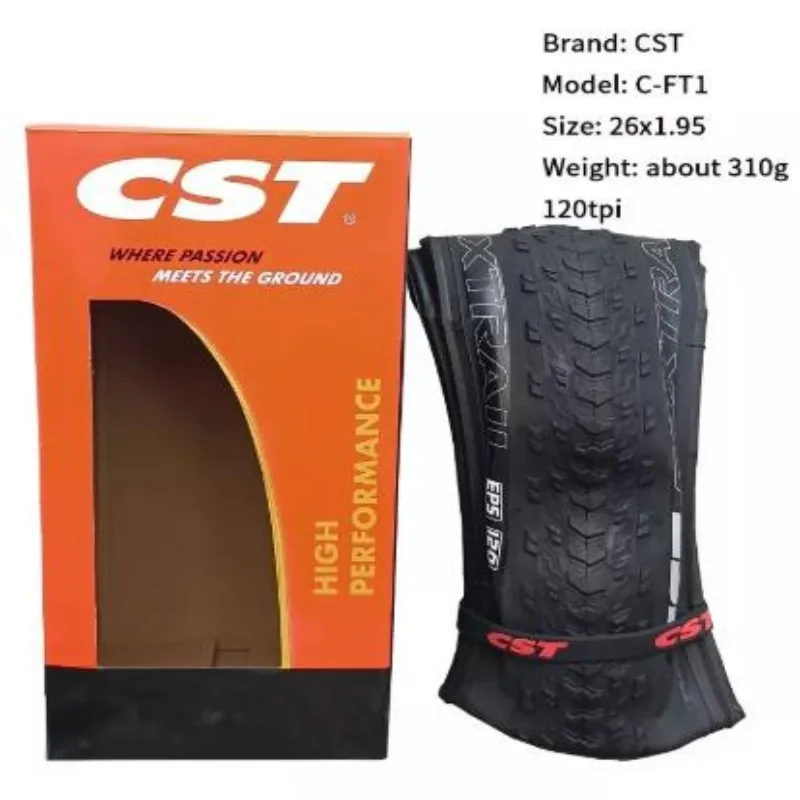 CST C-FT1 FOXTRAIL FOLDABLE BICYCLE TIRE OF MOUNTAIN BIKE TIRE LIGHT WEIGHT DUAL EPS Stab Prevention 26X1.95 27.5X1.95 29X1.95