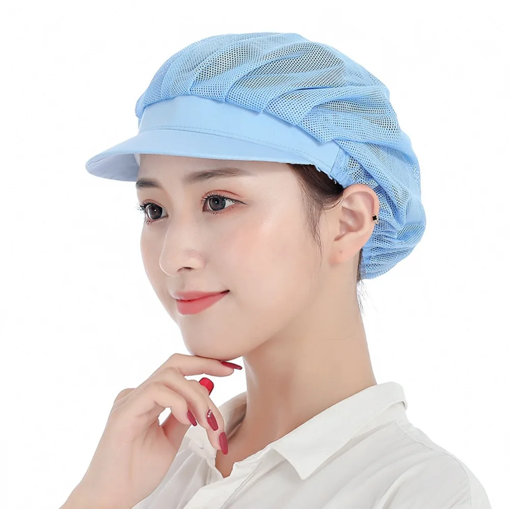 Hygienic Design Chef Hat Smoke-Proof Oil-Resistant Cooking Cap Hairfall Prevention Dustproof Feature Smoke-proof Dust Cap