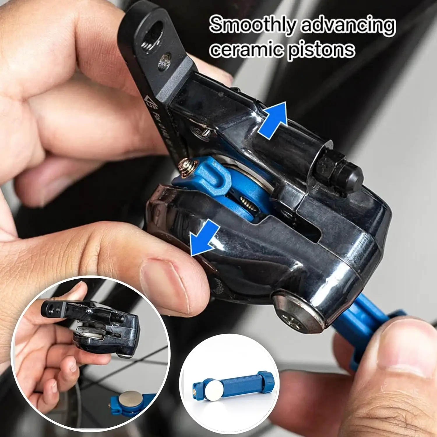 Durable Bicycle Brake Pad Piston Reset Tool MTB Bike Oil Disc Piston Reset Hydraulic Brake Caliper Piston Brake Pad Maintenance