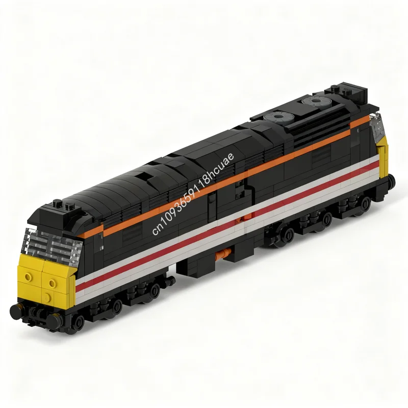 

418 деталей MOC 4, модель дизельного локомотива класса BR, конструктор, архитектурный набор, игрушка-конструктор, идея для рождественского подарка