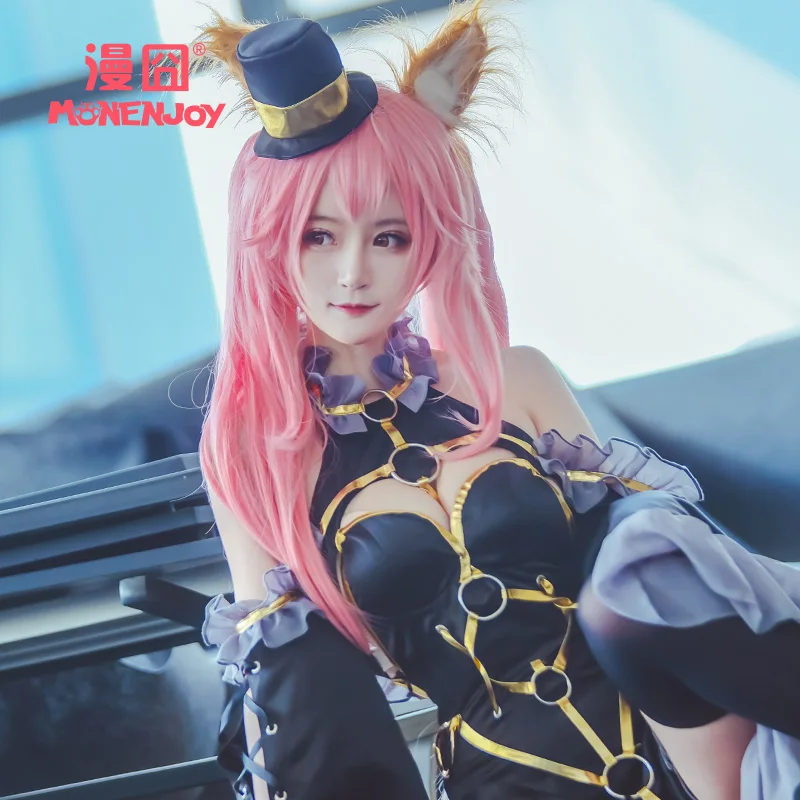 Size Roleplaying Events Jewelry Fantastic Fate grandorder Yuzao Qian Cos Wig Little Tiger Mouth Clip Magician Up Outfits Attire