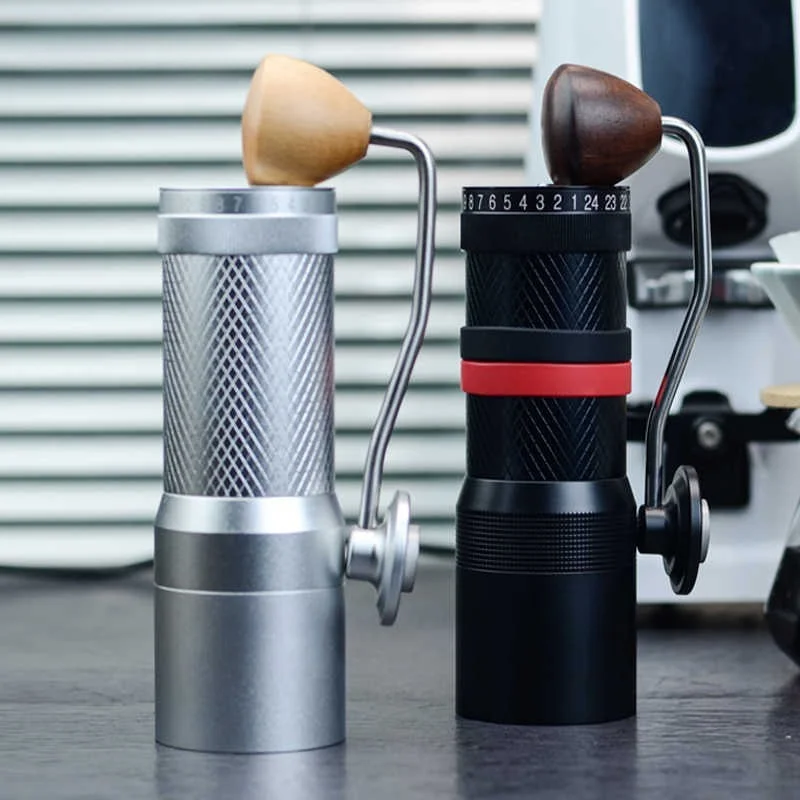 Whirlwind Hand Cranked Bean Grinder Flat Knife Coffee Bean Grinder Hand-operated Italian Style Professional Bean Grinder