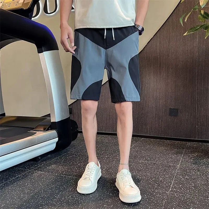 

Мужские короткие брюки Board черного цвета с карманами на шнурке Beach Ice New in Pant 2025 Dry Fit Luxury Bulk Designer Xxl Xl Мужские шорты