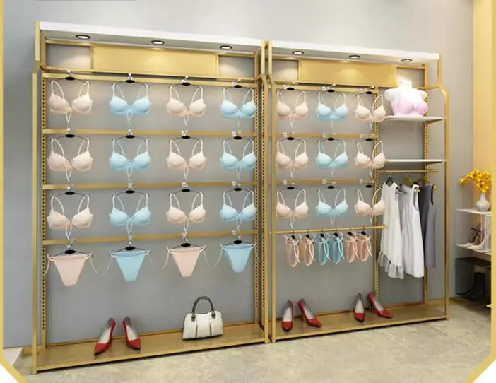 Underwear and underwear shelves, home clothing display cabinets, socks and bras display racks