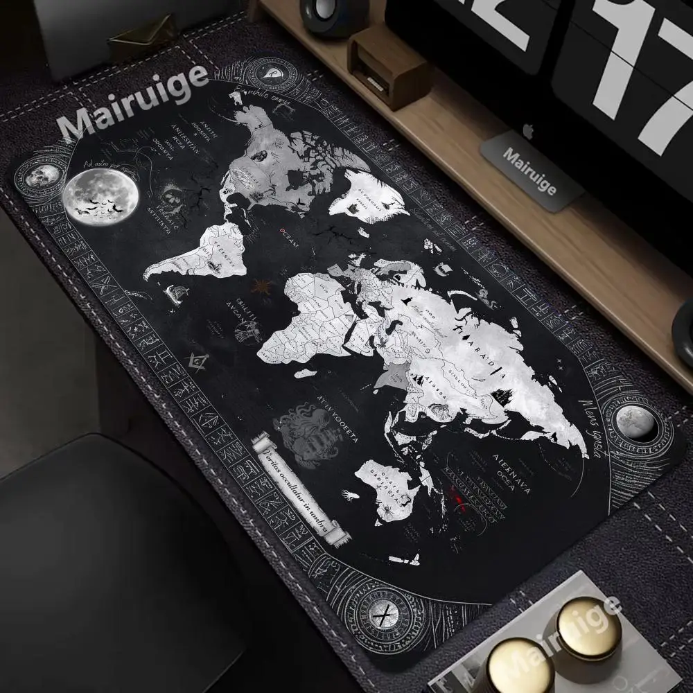 

Карта коврик для мыши большой компьютерный офисный игровой настольный коврик XXL резиновые противоскользящие коврики для игровой клавиатуры коврики для мыши длинные настольные коврики