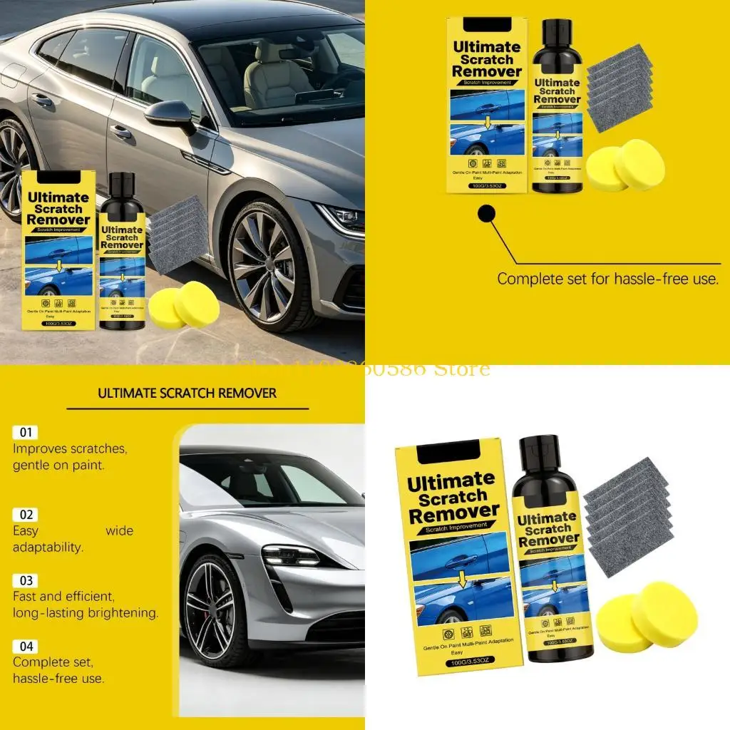 242A Premium 100G Car Scratch Repair Compound for Light Scratches Marks and Minors Imperfections Instantly Paint Restoration