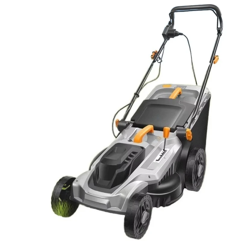 Durable hand-held lawn mower: Comfortable grip, rust-proof body, easy to assemble, keeps lawn tidy