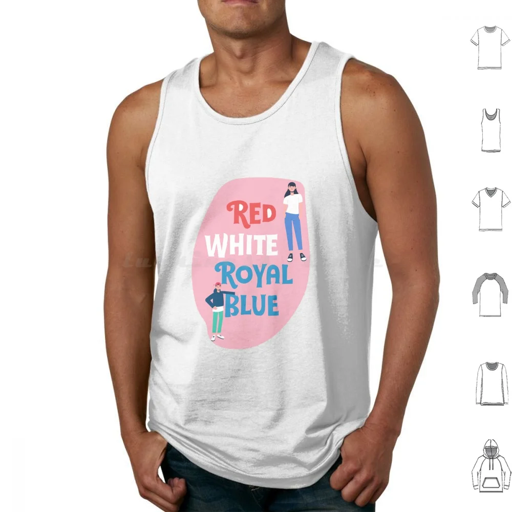 Red White And Royal Blue Gift For My Love , Friend Tank Tops Vest Sleeveless Red White And Royal Blue Rwrb Alex Claremont