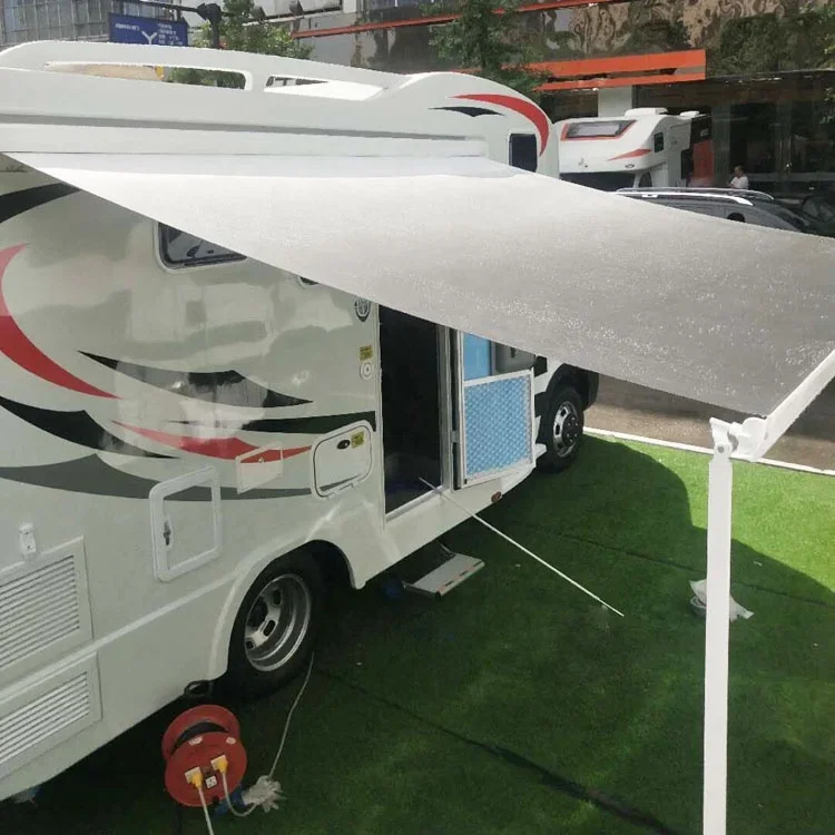 Motorized Manual Motorhome Awning Retractable Aluminum Cassette Camper Van Caravan Awnings Rv Exterior Accessories