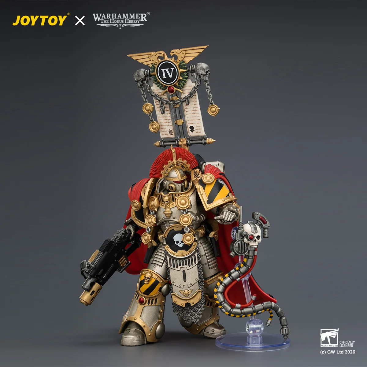 JOYTOY Warhammer The Horus Heresy 1/18 Iron Warriors Centurion with Heavy Power Maul and Combi-melta Soldier Action Figure Dolls