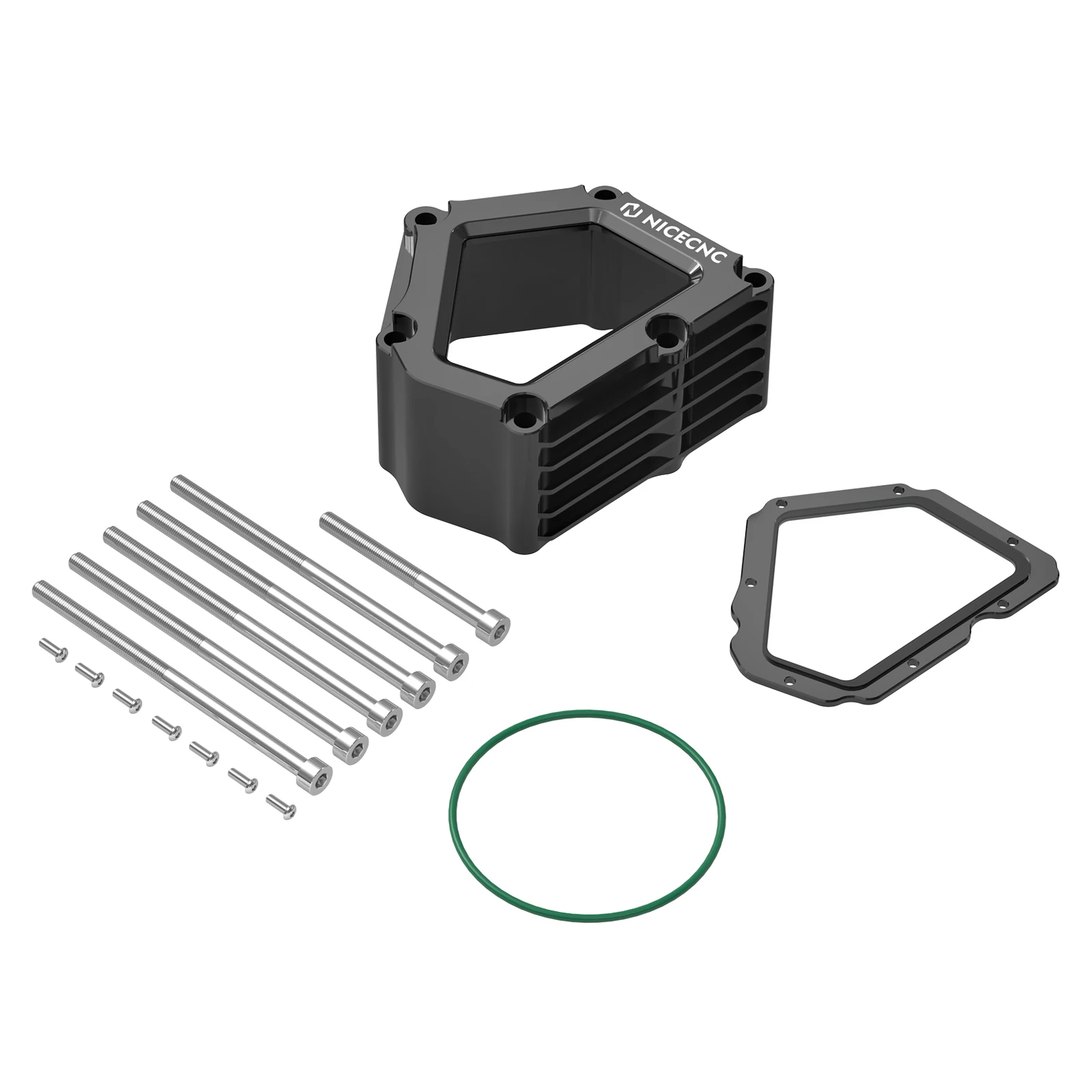 NICECNC Für Yamaha YFZ450R RSE 2009-2023 Kurbelgehäuse-Schutz Motorabdeckung Wärmeableitung Aluminium Sichtfenster ATV Zubehör – Detail 10