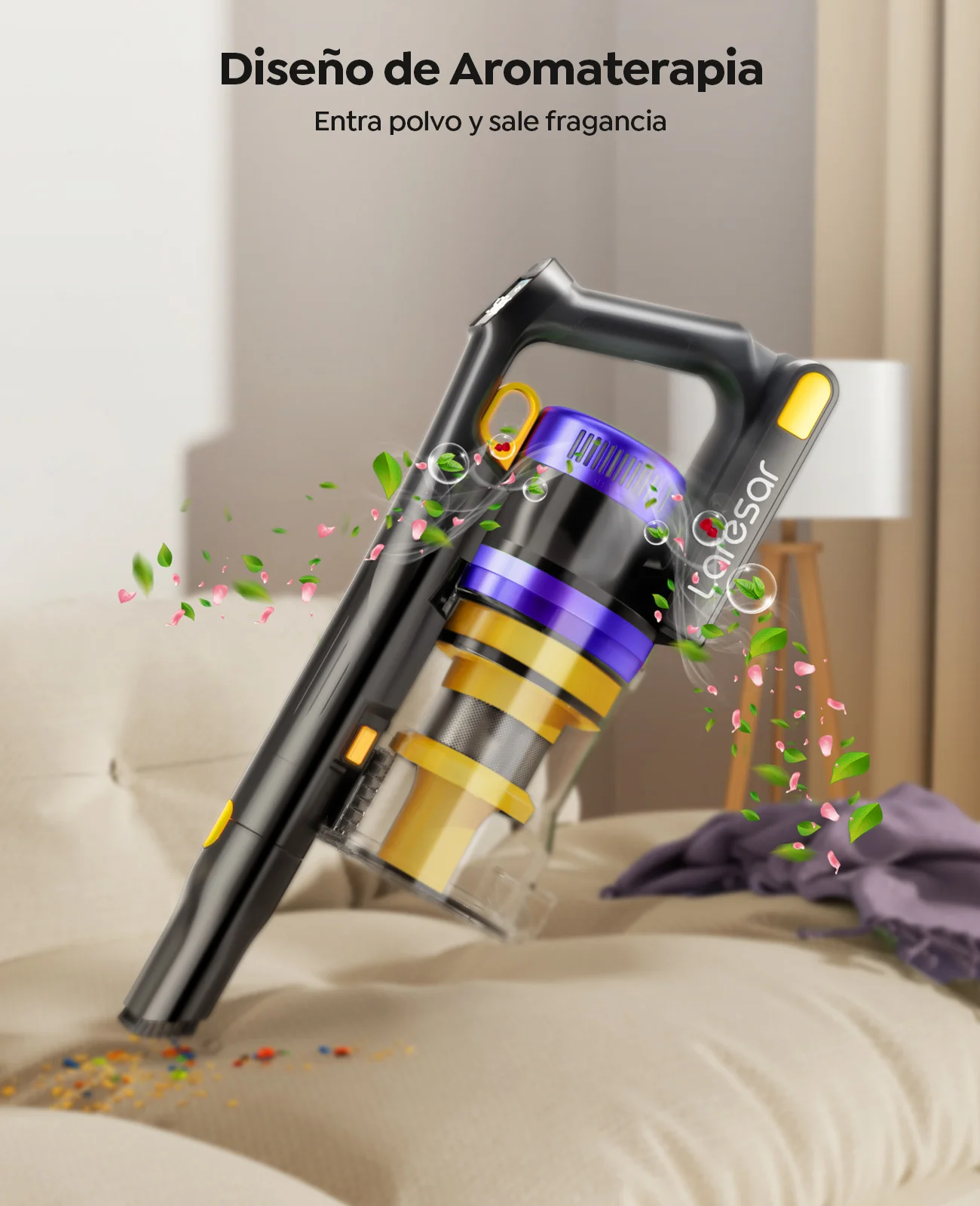 Cordless Vacuum Cleaner 550W 35KPA Suction Power  Handheld Smart Home Dust Cup 40 Mins Runtime Vacuum cleaner wireless home use