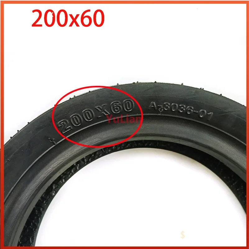 New upgrade Electric Scooter Car Vacuum Wheel Tyrefor 8 Inches 200X60 Scooter Tubeless Tire Non Pneumatic for Skateboard,