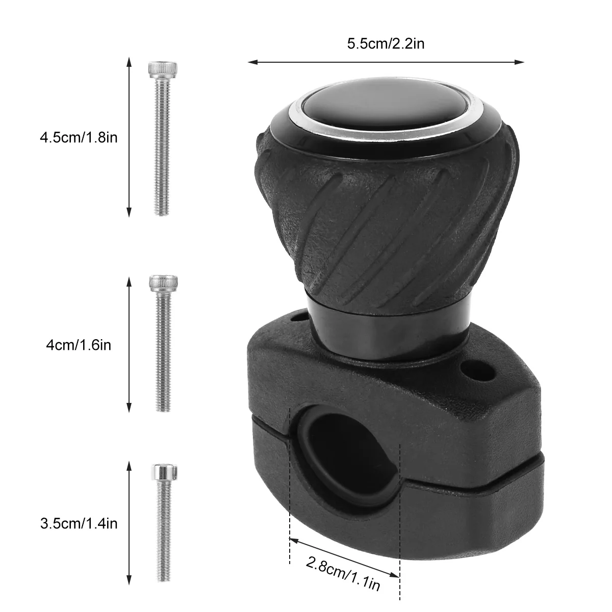 Car Steering Wheel Spinner Knob Universal 360 Degree Rotation Turning Steering Wheel Booster Power Handle Ball Shaped Auto Parts
