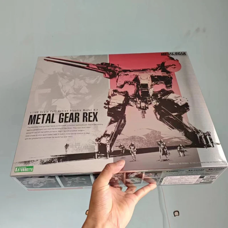 In Stock Kotobukiya Metal Gear Rex 1/100 Scale Full Action Plastic Model Kit Patriot Gun Tyrannosaurus Metal Gear Solid 4 Ver