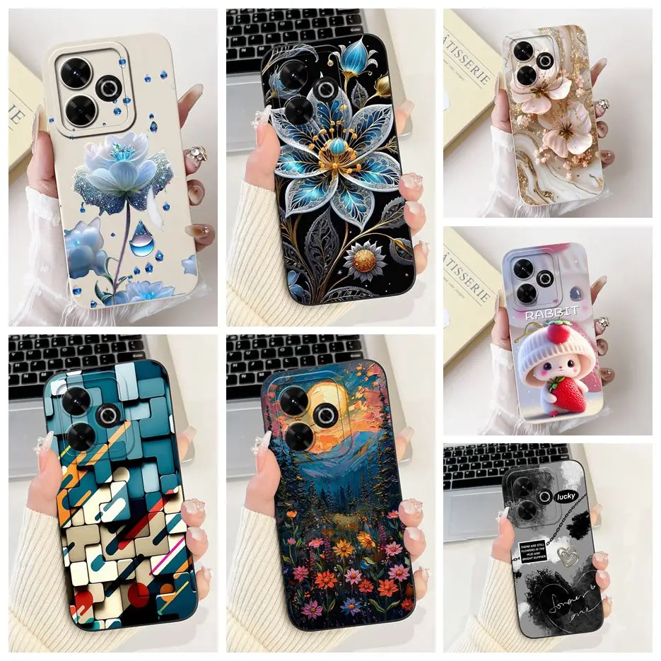 Für Xiaomi Redmi 13 4G Fall Redmi 13X Luxus Candy Painted Abdeckung Matte Telefon Fall Für Xiaomi Redmi 13 redmi13X13X4G Weiche Taschen