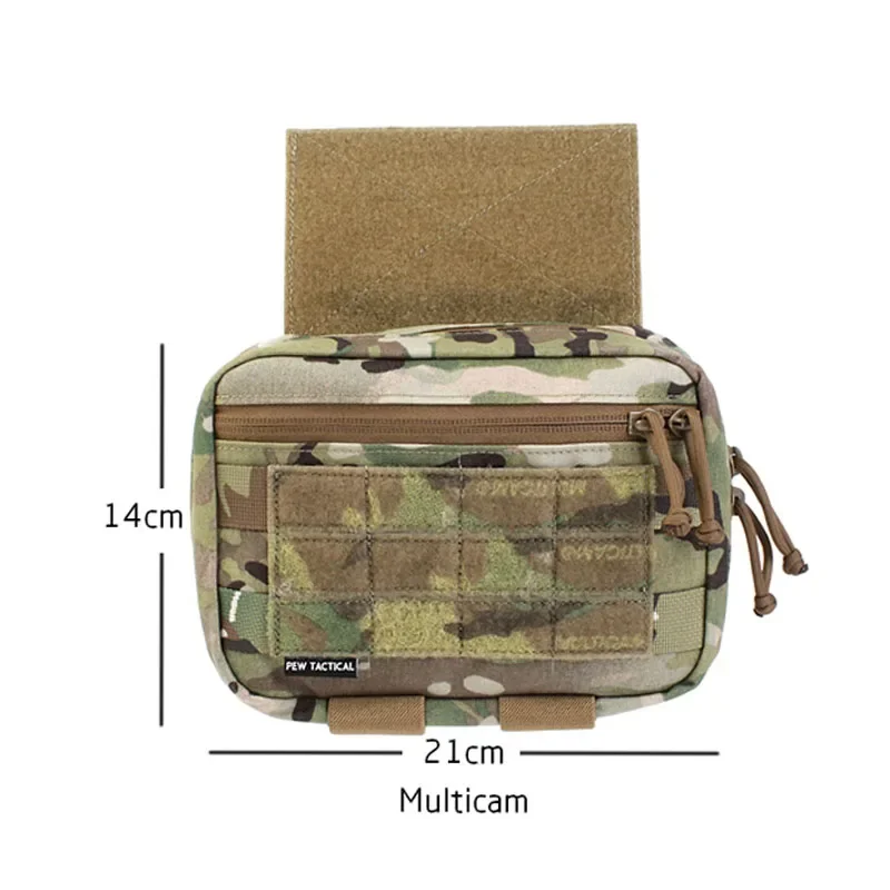 Chaleco táctico con bolsa pectoral y abdominal MOLLE - imagen 4