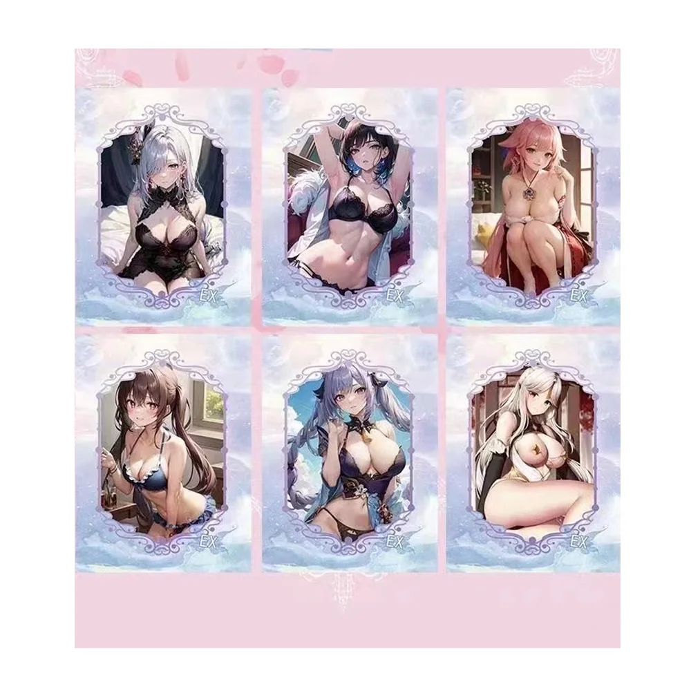 NewGoddess Story Collection Card Goddess of Wind and Snow Chapter Booster Box Girl Swimsuit Bikini Tcg Game Card Children Toy Gi