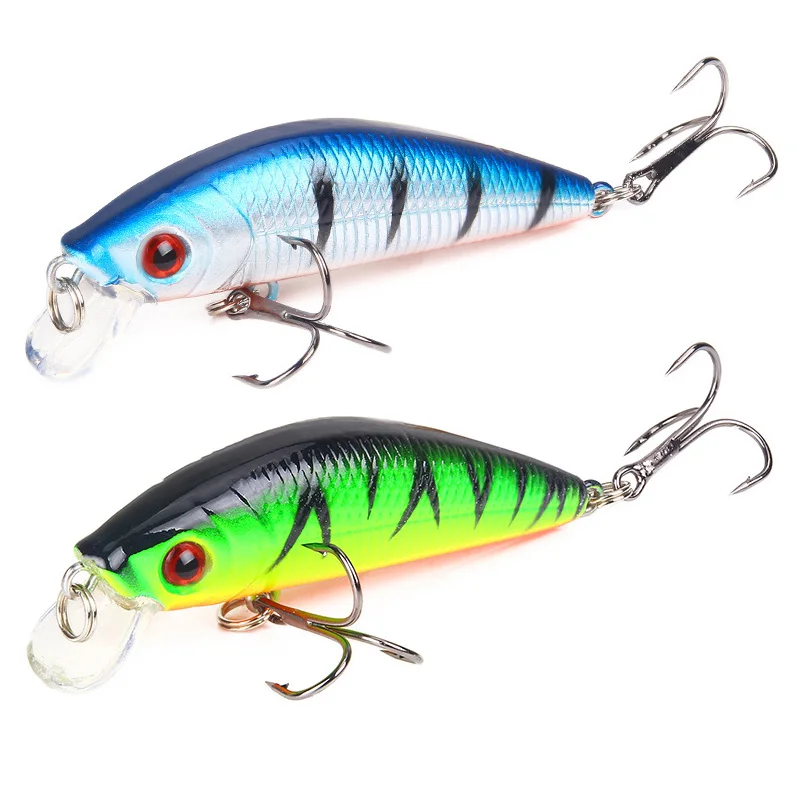 1Pc Minnow Fishing Lure Swim Hard Fishing Bait 7cm 8.5g Artificial Bait Wobbler Crankbait Carp Bass Fishing Tackle