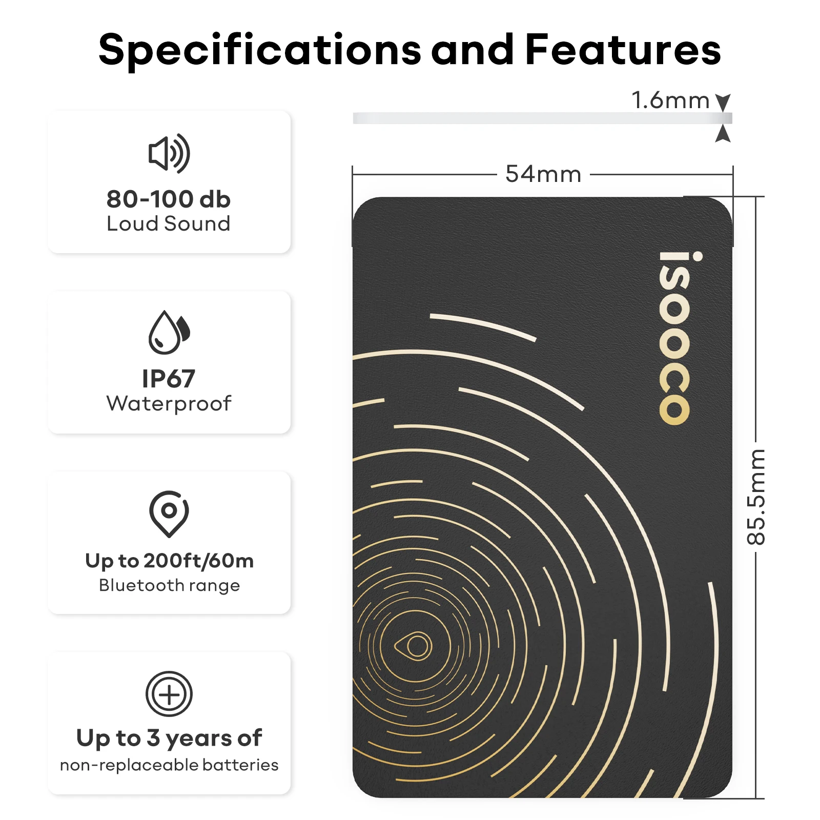 Rastreador de tarjetas magnéticas inteligentes, compatible con Apple Find My APP, funda trasera para teléfono móvil, Soporte para tarjeta de