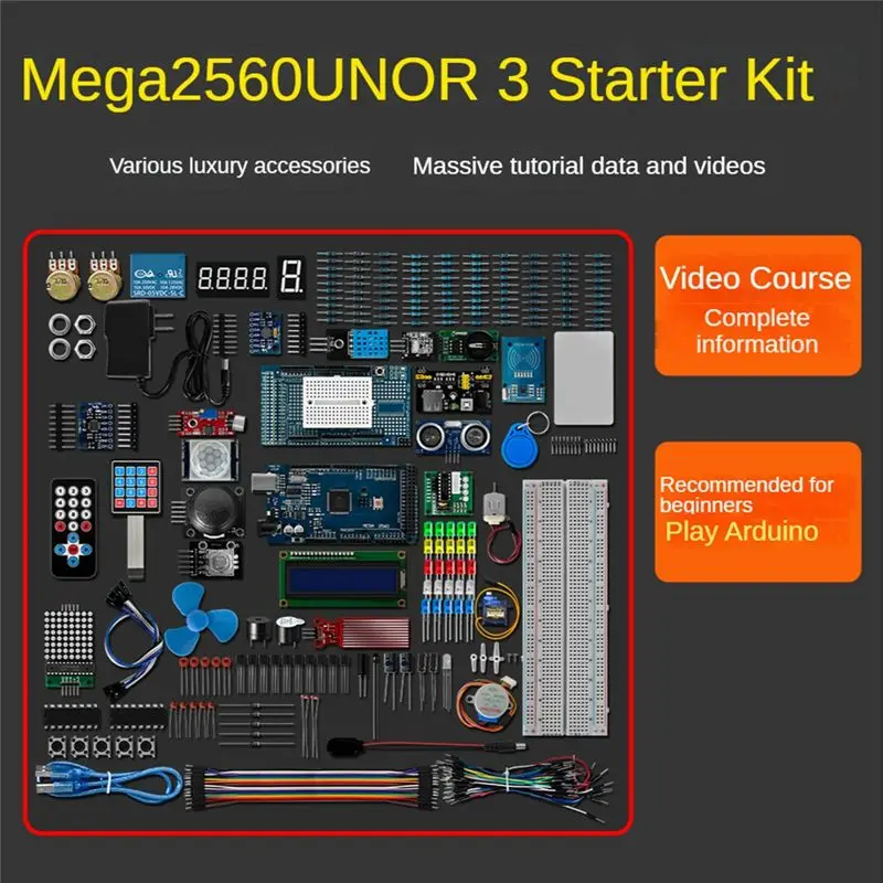 

(PQWN) Mega 2560 для UNO 2560 UNOR3 Nano Ultimate Starter Kit Development Kit
