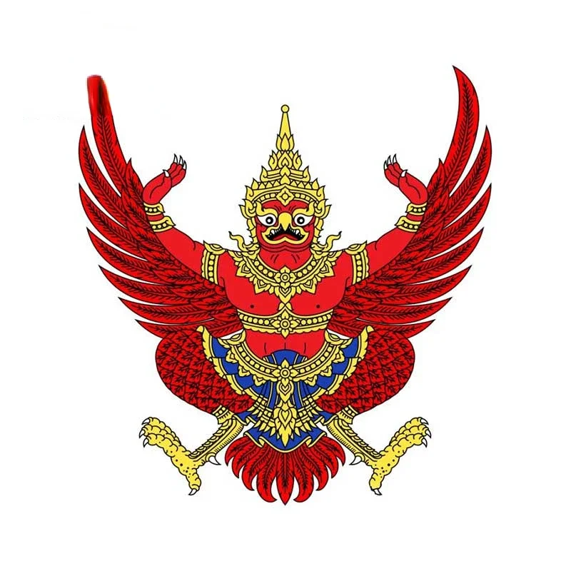 

Car Stickers Front Windshield ROYAL COAT OF ARMS THAILAND THAI FLAG PATCHES PATCH Car Sticker Occlusion Scratch Accessories