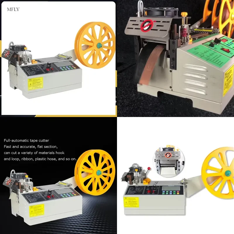 Automatic Hot And Cold Cloth Belt Cutting Machine Non-Woven Cloth Ear Tape Webbing Safety Goggles Elastic Belt Cutting 988T
