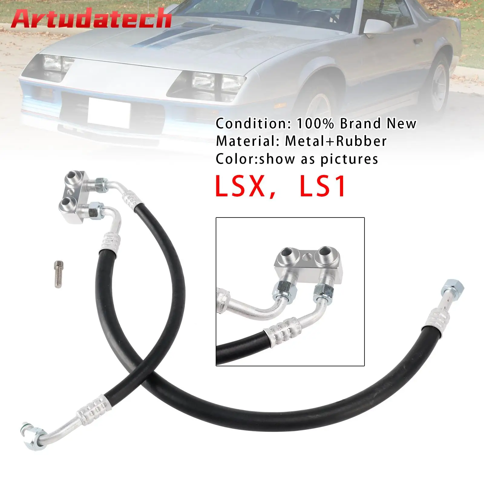 

Artudatech LSX LS1 Conversion Engine Motor Swap A/C Line Kit For Camaro Firebird 1982-1992
